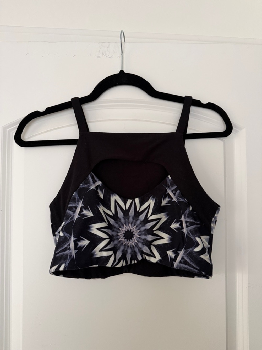 Wolven Four-way Reversible Top - Black and White Top - Raina pattern